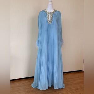 Elegant Blue Evening Gown